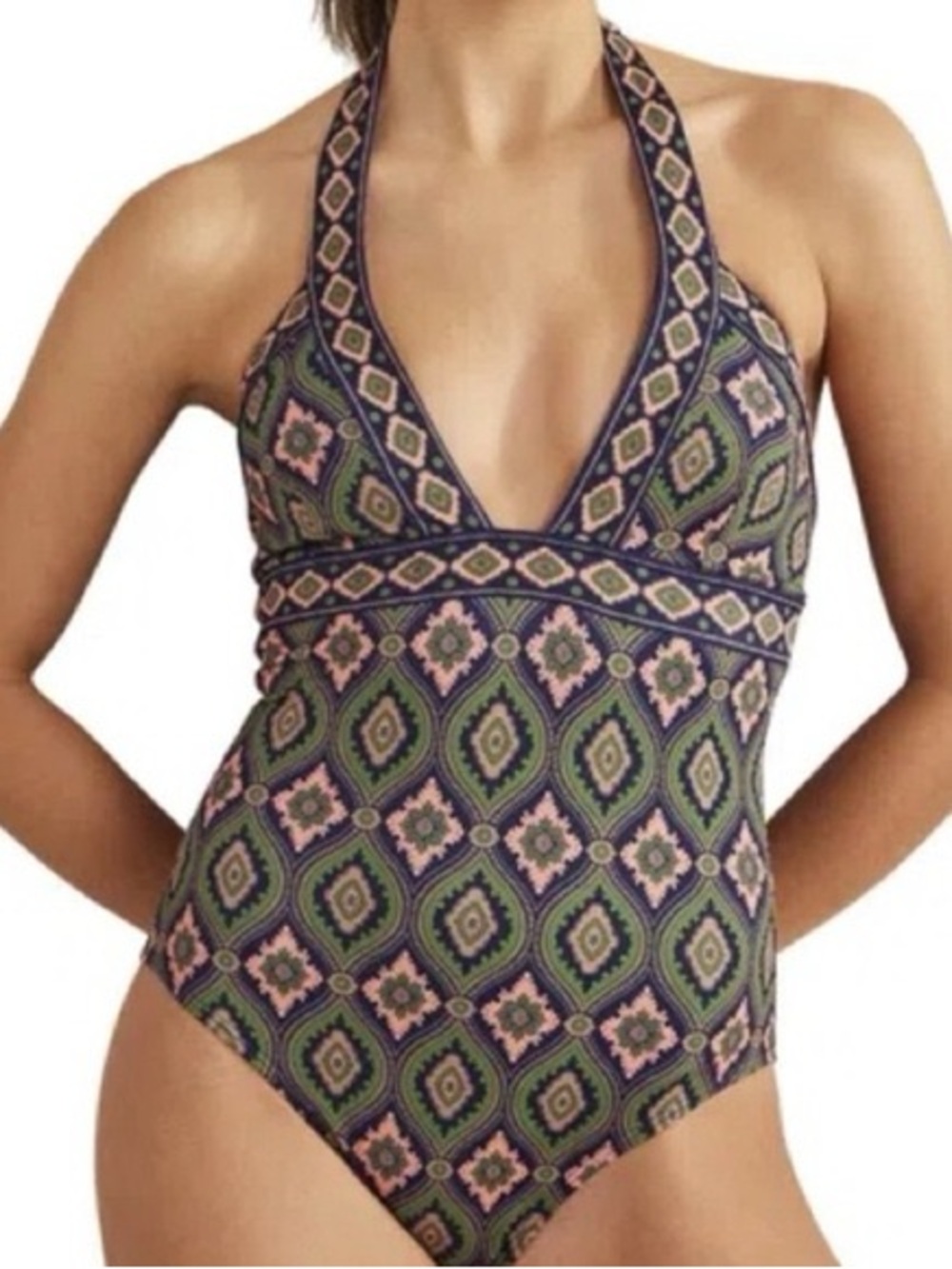 Boden Ithaca Halter One Piece Swimsuit